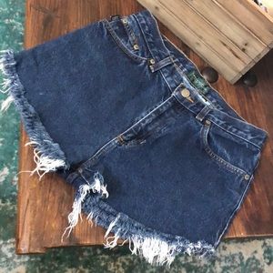 Ralph Lauren jean shorts, high waisted